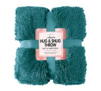 Gc Gaveno Cavailia Comfy Cuddle Throw 150X200 Cm Green For Sofas Large Double Bed, Luxury Fuzzy Warm Faux Fur Fluffy Blanket