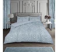 GC GAVENO CAVAILIA Luxury Paisley Duvet Cover, Easy Care Reversible Single Bedding Set, Soft and Cosy Quilt Cover, Duck Egg