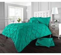 Gc Gaveno Cavailia Dazzling Diamonds Duvet Cover Bedding Set Deep Teal Single 2Pc With Pintuck Quilt Cover