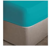 GC GAVENO CAVAILIA Easy Care Percale Extra Deep Fitted, Luxury Soft & Cosy Non Iron Thick Polycotton Bed Sheets, Teal, King