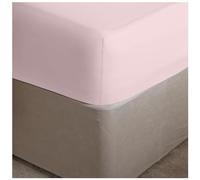 GC GAVENO CAVAILIA Easy Care Percale Extra Deep Fitted, Luxury Soft & Cosy Non Iron Thick Polycotton Bed Sheets, Pink, Super King