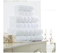 GC GAVENO CAVAILIA Easy Care Zero Twist 2PK Bath Sheet Set, Premium Fluffy Absorbent, Super Soft Bathroom Towels, White, 100% Cotton