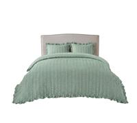 GC GAVENO CAVAILIA Embossed Bedding Sets King Size Duvet Cover Pillowcases - 3Piece Kingsize Duvet Cover Sets With Button Closure - Super Soft Breathable & Hypoallergenic Comforter Cover, Sage Green