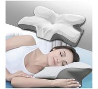GC GAVENO CAVAILIA Ergonomic Memory Foam Pillow for Neck & Shoulder Pain | Orthopedic Cervical Support Pillow with Removable Washable Cover
