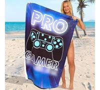 GC GAVENO CAVAILIA Extra Large Beach Towel for Adults - Quick Dry Microfibre Printed Beach Towels - Super Absorbent Beach Towel for Swim (180 x 100 cm) - (1 Piece) Soft, Sand Free,Lightweight - Multi