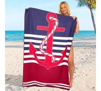 GC GAVENO CAVAILIA Extra Large Beach Towel for Adults - Quick Dry Microfibre Printed Beach Towels - Super Absorbent Beach Towel for Swim (180 x 100 cm) - (1 Piece) Soft, Sand Free,Lightweight - Multi