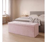GC GAVENO CAVAILIA Extra Large Ottoman Storage Bench With Lids, Pink