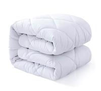 GC GAVENO CAVAILIA Extra Soft Quilted Mattress Protector, Fully Fitted Non Allergenic Luxury Bed Cover, Breathable Hypoallregenic Easy Care Sheet Wrap, Polycotton, White, King