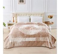 Gc Gaveno Cavailia Faux Fur Blanket Throw Mink Thermal Warm Fleece Throw Blanket Greek Deep Sleeping Anxiety Relief 200 X 240 Cm
