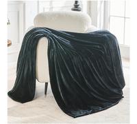 GC GAVENO CAVAILIA Flannel Fleece Throw Blanket King Size 200x240 Cm | Black