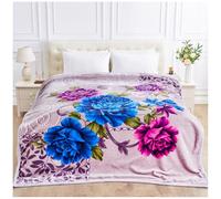 GC GAVENO CAVAILIA Fleece Weighted Blanket For Bed - Warm 4Kg Reversible Heavy Blanket Throw Insomnia Sleep - 2 Ply Weighted Blanket Adult Double Bed (200 x 240 Cm)