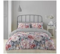 GC GAVENO CAVAILIA Flower Pattern King Size Duvet Cover Set with Matching Pillowcases - Easy Care Reversible Floral Comforter Bedding Set - Durable & Super Soft Breathable Lightweight Quilt Cover