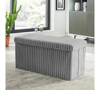 GC GAVENO CAVAILIA Large Ottoman Storage Box With Lid | Rectangle Footstool Bench for Bedroom, Hallway | Toys, Clothes and Blanket Storage (76x35x35 cm)