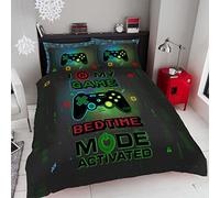 GC GAVENO CAVAILIA Gaming Duvet Cover Single, Easy Care Printed Bedding Quilt Bed Set With Pillow Case, Gamer-multi