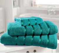 GC GAVENO CAVAILIA Gaveno Cavailia Egyptian Cotton Thick Absorbent 500 GSM Kensington Teal, Pack of 4-Bath Towel