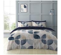 GC GAVENO CAVAILIA Geometric Pattern King Size Duvet Cover Set with Matching Pillowcases - Modern Easy Care Reversible Comforter Bedding Set - Durable & Super Soft Breathable Lightweight Quilt Cover