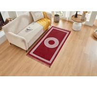 GC GAVENO CAVAILIA Greek Living Room Rugs Large 160X230 Cm | Polyester Runner Rugs For Hallway Indoor Bedroom, Office | Machine Washable Area Rug Super Soft Fluffy Rug Floor Carpet Mat, Red