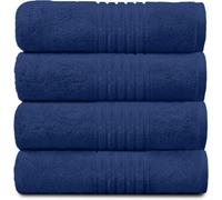 Gc Gaveno Cavailia Hampton Royal 12 Pack Face Towel 30X30 Blue Egyptian Cotton Premier Super Absorbent Towel