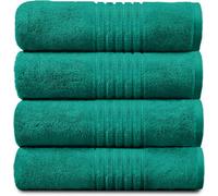 Gc Gaveno Cavailia Hampton Royal 4 Pack Bath Sheet 80X140 Aqua Egyptian Cotton Premier Super Absorbent Towel