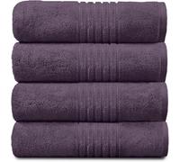 Gc Gaveno Cavailia Hampton Royal 4 Pack Bath Sheet 80X140 Purple Egyptian Cotton Premier Super Absorbent Towel