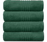 Gc Gaveno Cavailia Hampton Royal 4 Pack Bath Towel 70X120 Dark Green Egyptian Cotton Premier Super Absorbent Towel