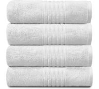 Gc Gaveno Cavailia Hampton Royal 4 Pack Bath Towel 70X120 White Egyptian Cotton Premier Super Absorbent Towel