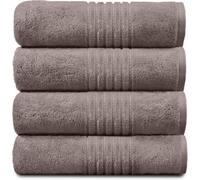 Gc Gaveno Cavailia Hampton Royal 4 Pack Jumbo Bath Sheet 80X170 Silver Egyptian Cotton Premier Super Absorbent Towel