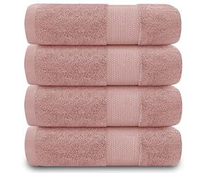 GC GAVENO CAVAILIA Hand Towels - 4 Pack - 700 GSM - Egyptian Cotton - Blush Pink - 50x85 cm