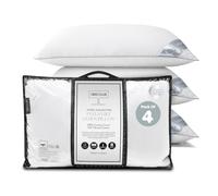 GC GAVENO CAVAILIA Hotel Collection Soft Pillow 4 Pack | Bounce-Back Neck Support Pillow With 100% Cotton Cover | Hypoallergenic Hotel Quality Pillows For Sleeping Back & Side Sleepers Pillow 74x48cm