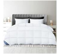 GC GAVENO CAVAILIA Hotel Quality Duck Feather Down Thick Quilt Double Duvet 13.5 TOG | Luxury Breathable Soft Cosy Warm Comforter | White
