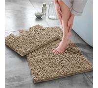 Gaveno Cavailia Super Absorbent Loop Bath Set, Chenille, Natural, 75 x 50