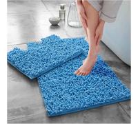 Gc Gaveno Cavailia Infinity Loop 2 Piece Bath Mat Set Turquoise Super Absorbent Non Slip Shower Mat