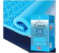GC GAVENO CAVAILIA King Size Memory Foam Mattress Topper - 4 Cm Deep Orthopedic King Mattress Topper for Back Pain Relief & Support & Pressure Points (152x203 cm)