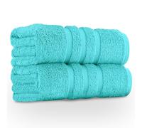 GC GAVENO CAVAILIA Large Bath Sheet 2 Pack - 100% Egyptian Cotton Jumbo Towels - Highly Water Absorbent & Quick Dry Extra Large - Easycare & Durable - Aqua
