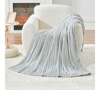 GC GAVENO CAVAILIA Large Fluffy Blanket Throws for Sofas and Beds | Soft Warm Sherpa Fleece Blanket King Size, Cosy Plush Sofa Throw Blanket, Bed Throw for Living Room or Bedroom, (200x240 cm) Grey