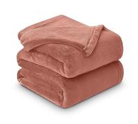 GC GAVENO CAVAILIA Luxurious Fleece Mink Blanket, Warm & Thermal Blankets Throws, Cuddly Throws For Sofas, Blush Pink, 200X240 Cm