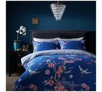 GC GAVENO CAVAILIA Luxury Akari Floral Single Duvet Cover Set, Super Soft Botanical Birds Bedding, Reversible Sea Shell Quilt Cover with Pillowcase