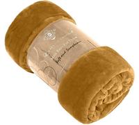 Gc Gaveno Cavailia Luxury Faux Fur Throw 150X200 Cm Biscuit Fleece Blanket For Double Bed & Sofa Bed
