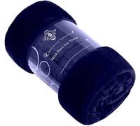 Gc Gaveno Cavailia Luxury Faux Fur Throw 200X240 Cm Blue Fleece Blanket For King Bed & Sofa Bed