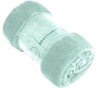 Gc Gaveno Cavailia Luxury Faux Fur Throw 200X240 Cm Duck Egg Fleece Blanket For King Bed & Sofa Bed