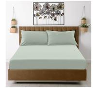 GC GAVENO CAVAILIA Luxury King Size Fitted Sheets - Microfiber 38cm Deep Pocket Bed Sheet - Breathable, Wrinkle & Fade Resistant - Elastic Corner Mattress Cover Washable - 152x200 cm - Sage Green