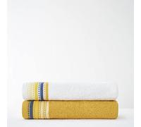 GC GAVENO CAVAILIA Luxury Quality Soft & Cosy Bathroom Water Absorbent, 100% Pure Cotton 550 GSM Malton Bath Towel Set, Egyptian, Ochre, 70x120 cm