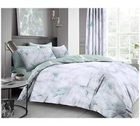 GC GAVENO CAVAILIA Marble Bedding King Size | Breathable Textured Quilt Covers Bedset | Marbles Effect Duvet Cover Set With Matching Pillowcases | Duck Egg