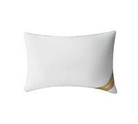GC GAVENO CAVAILIA Medium Support Pillow 1 Pack With 100% Cotton Cover | Bounce-Back Neck Support Bed Pillows Standard Size Single Pillow | Hotel Quality Pillows For Back Pain & Side Sleepers, 74x48cm