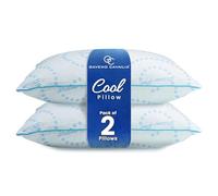 GC GAVENO CAVAILIA Memory Foam Pillows 2 Pack - Soft,Anti-Allergy Firm Neck,Shoulder & Back Support Orthopaedic Pillow For Hotel Quality Comfort for Side Back & Stomach Sleepers 45x70 cm - White