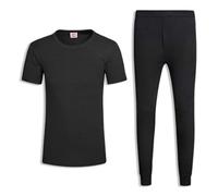 GC GAVENO CAVAILIA Men's Thermal Underwear Set - Black - Medium
