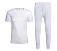 GC GAVENO CAVAILIA Men's Thermal Underwear Set - White - Medium