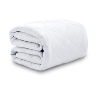 GC GAVENO CAVAILIA Micro Percale Quilted Mattress Protector King Size, Breathable & Hypoallergenic Extra Deep Bed Mattress Pad, White