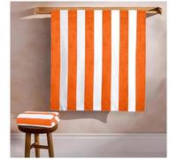GC GAVENO CAVAILIA Microfiber Beach Towel Large - Super Absorbent Sand Free Beach Towels - Extra Large Beach Towel for Adults (100x200 cm) - Soft, Compact, Lightweight (1 Piece) - Orange