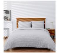 GC GAVENO CAVAILIA Microfiber Duvet Cover King Size - Warm Cosy Thermal Comforter Cover - Grey